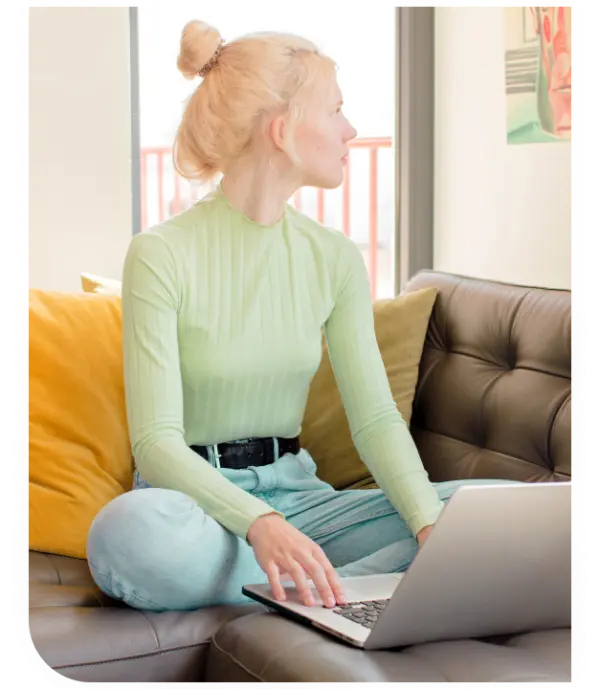 Person on laptop